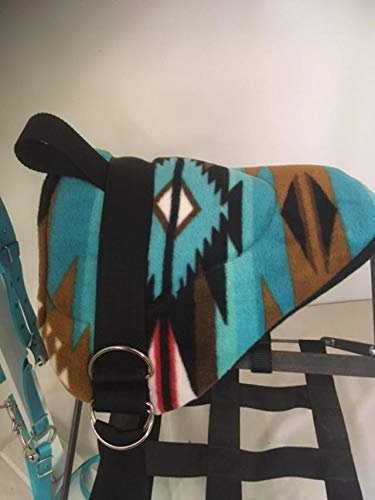 Turquoise Saddle Pad Set D907