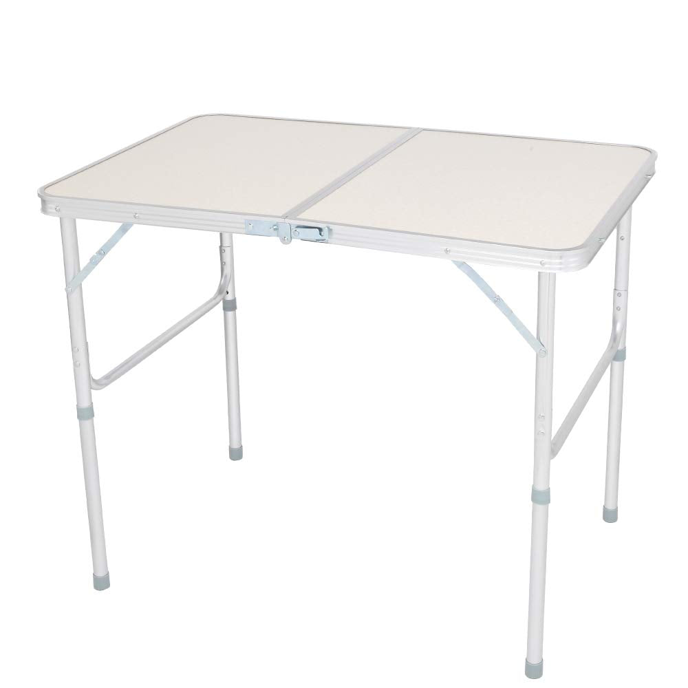 3ft Lightweight Aluminum Folding Picnic Camping Table with Carry Handle W6048