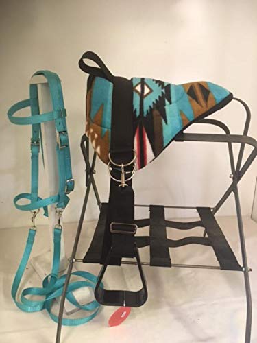 Turquoise Saddle Pad Set D907