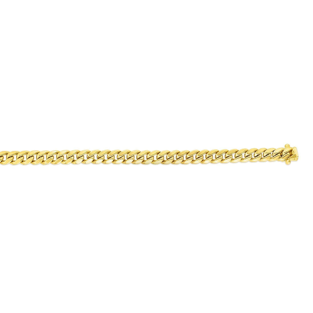 14k Yellow Gold Cuban Link Chain Necklace A276657