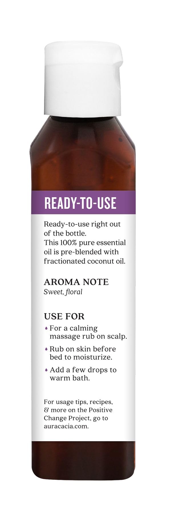 Lavender Essential Oil in Fractionated Coconut Oil 4 fl. oz. Q535101
