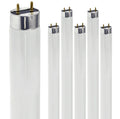 24 Inch T8 Fluorescent Tube Light Bulb 17W 5000K 1230 Lumen G13 Bi-Pin Base Pack of 6 C6083