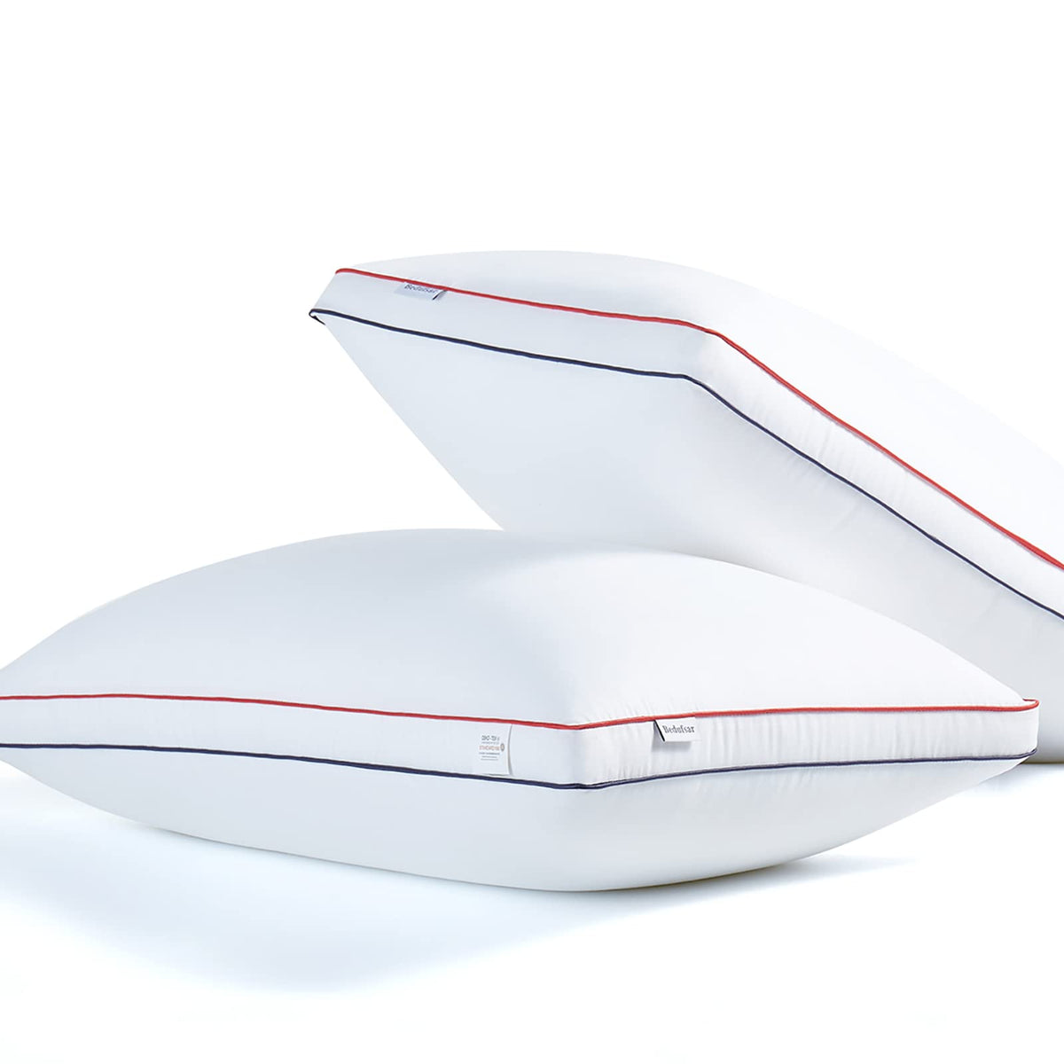 Queen Size Set of 2 Cooling Down Alternative Gusseted Pillows S73207