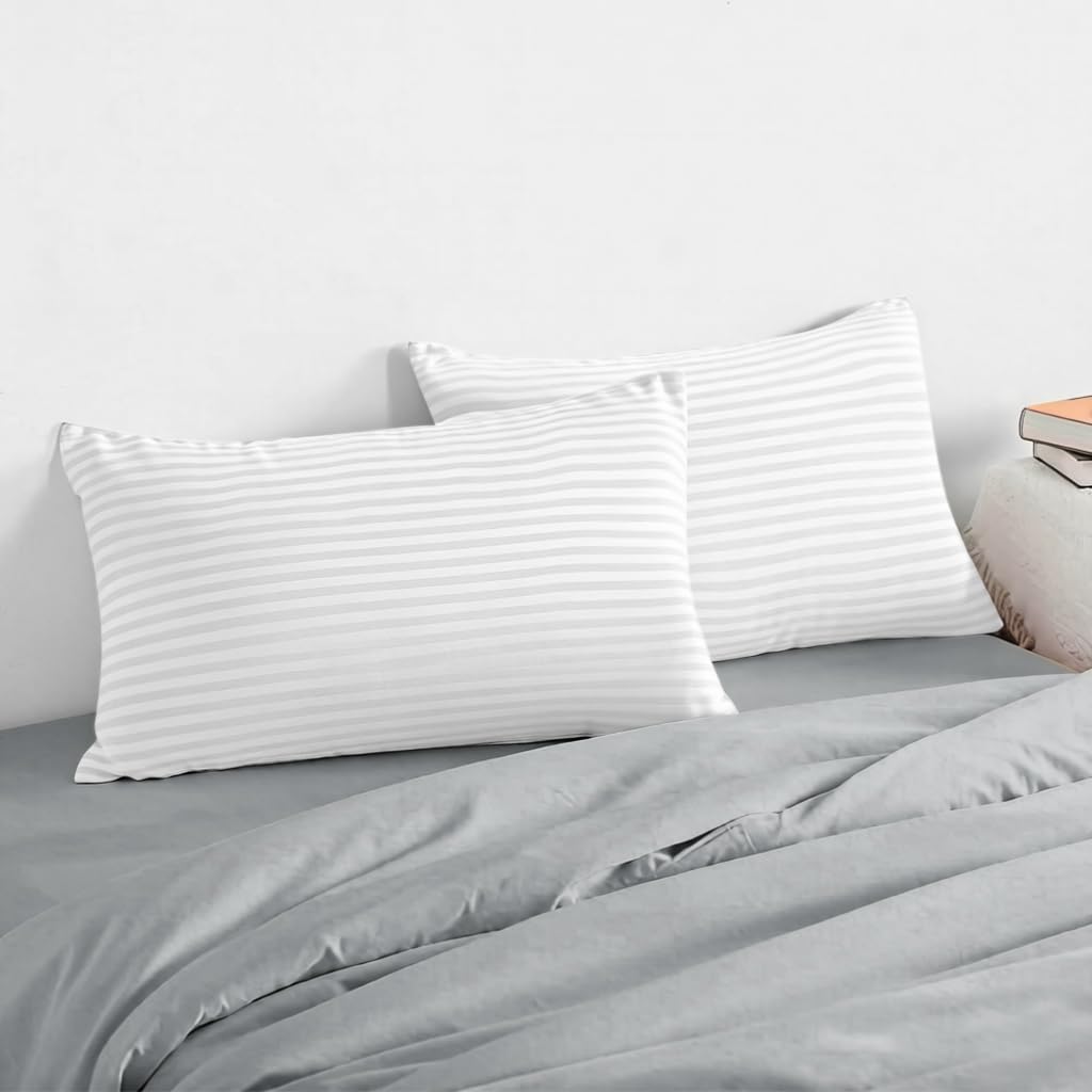 King Size Set of 2 Down Alternative Bed Pillows I4853