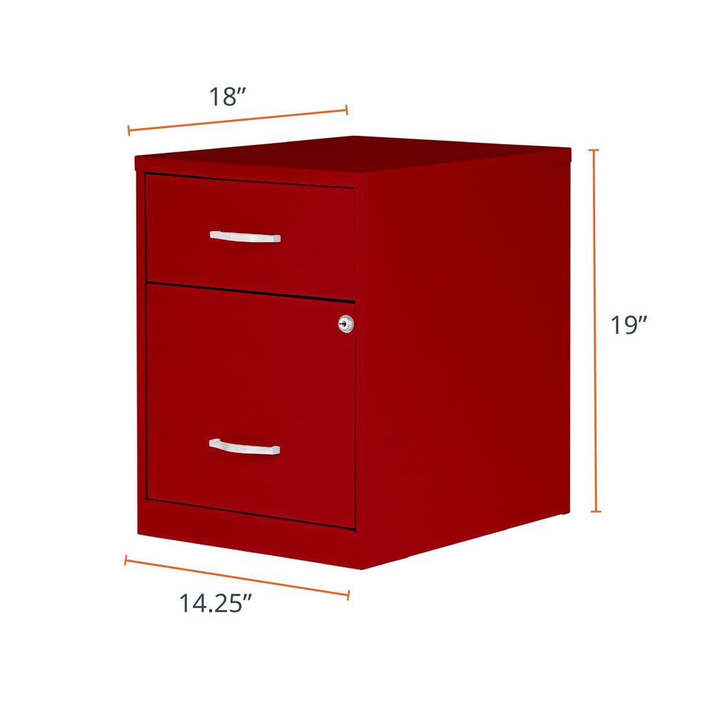 2 Drawer Locking Steel Filing Cabinet D455