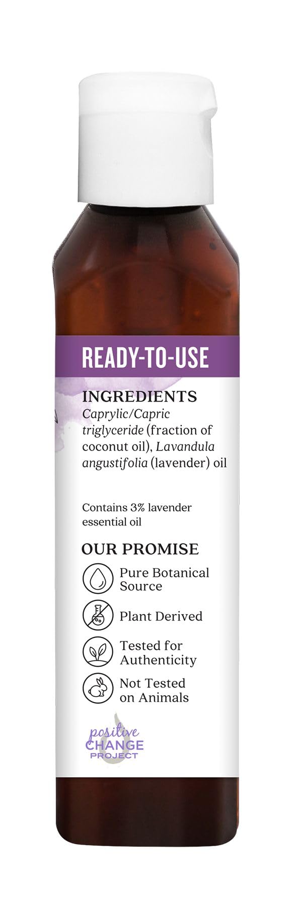 Lavender Essential Oil in Fractionated Coconut Oil 4 fl. oz. Q535101