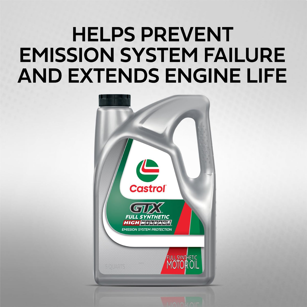 5W-30 Full Synthetic High Mileage Motor Oil, 1 Quart, Pack of 6 J51031