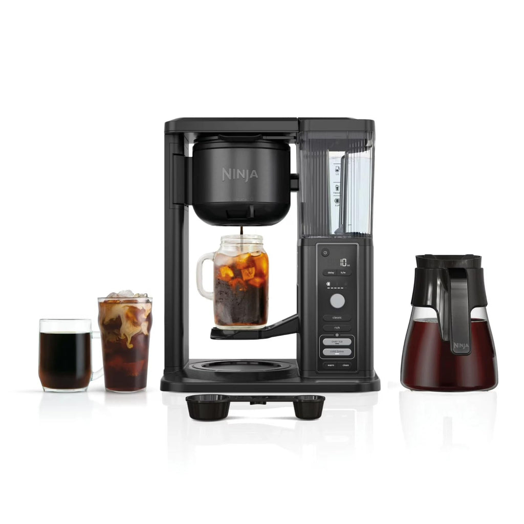 Hot & Iced XL Coffee Maker with Rapid Cold Brew, 8 Sizes, Black C586