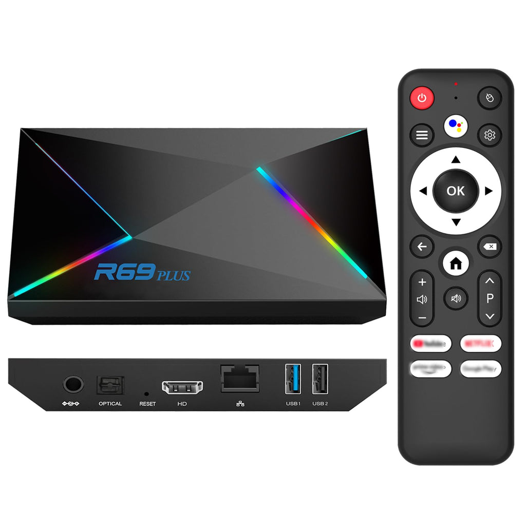 Android TV Box 4GB RAM 32GB ROM 4K 8K WIFI6 1000M Ethernet K921
