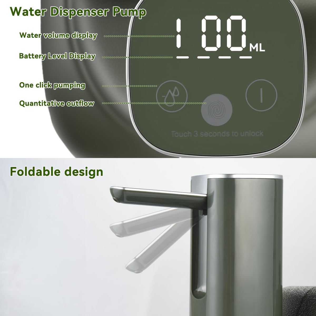 5 Gallon BPA Free Water Jug U18408