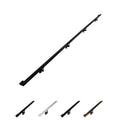 Aluminum Handrail Grab Bar Kit with Steel Brackets, Black 9 Foot P387222