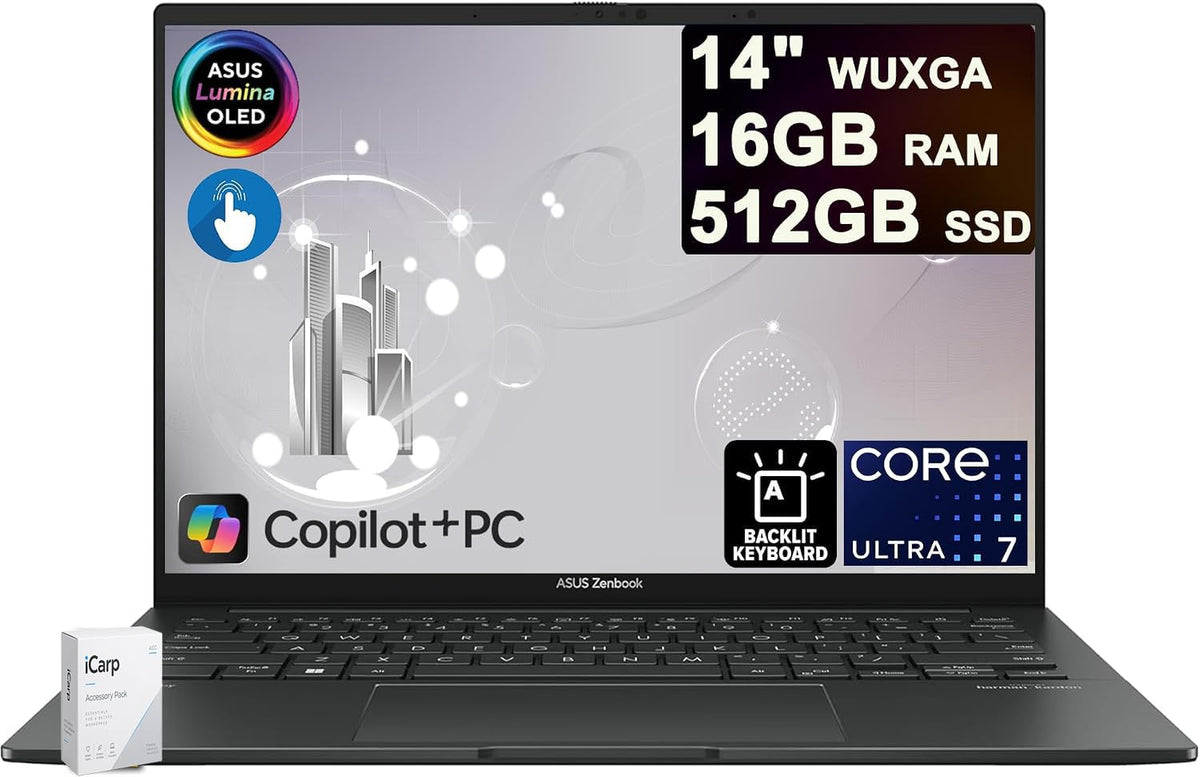 14" WUXGA OLED Touch Laptop 16GB RAM 512GB SSD G7801