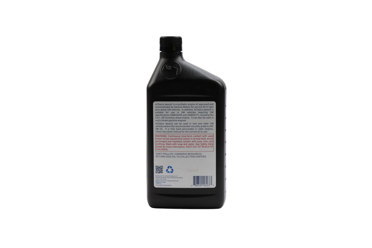 Full Synthetic 5W-30 Motor Oil - 1 qt G340393