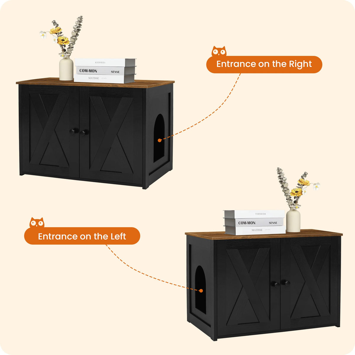 Cat Litter Box Enclosure J376
