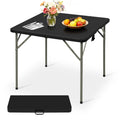 34" Black Folding Card Table W907769