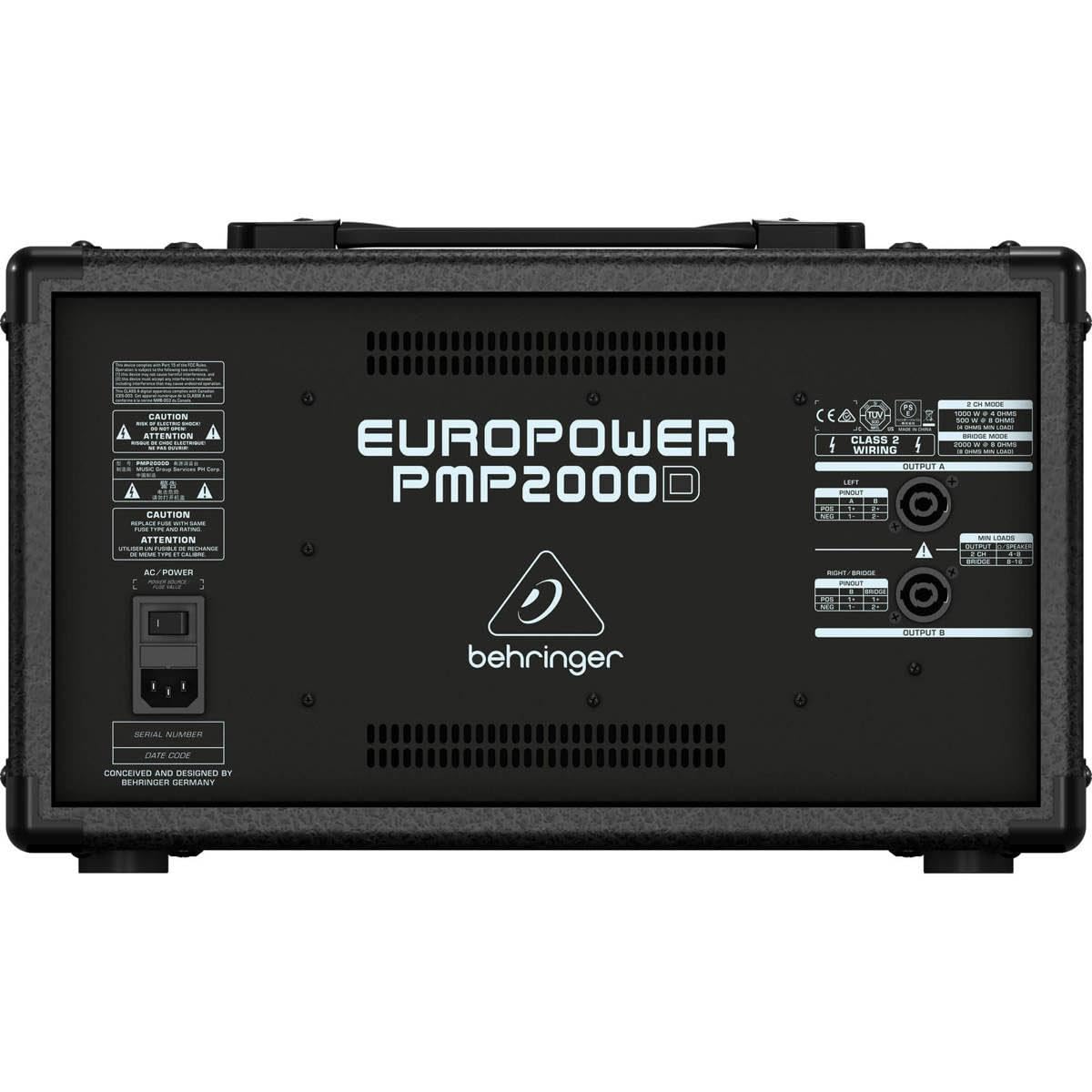 2000-Watt 14-Channel Powered Mixer D1689
