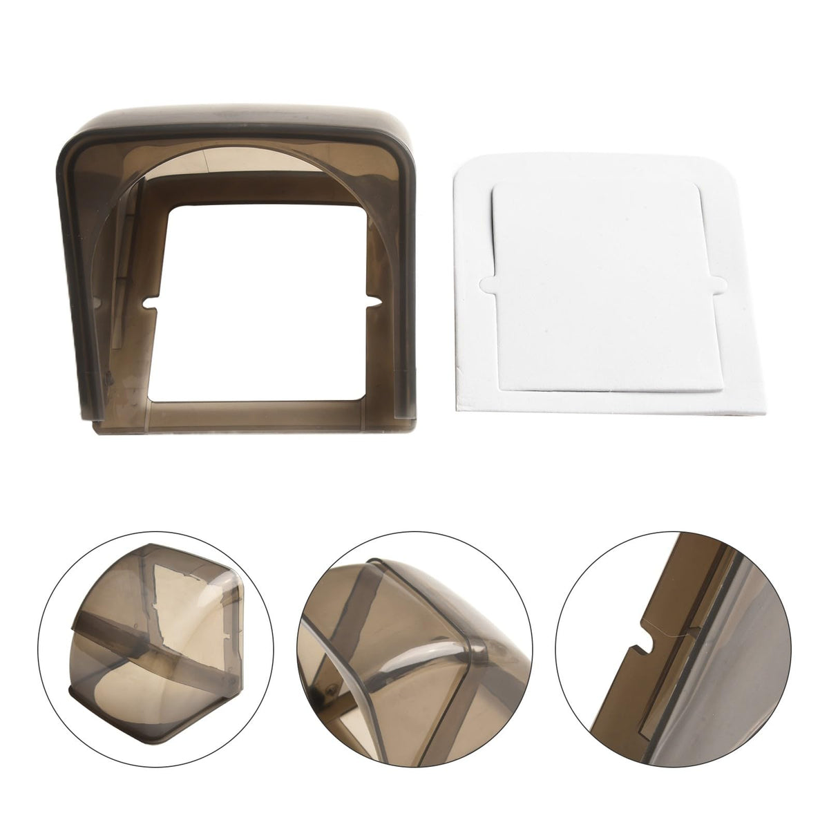 Black Rainproof Electrical Outlet Cover I65163