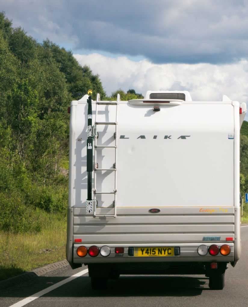 Universal Flag Pole RV Ladder Mount X4768