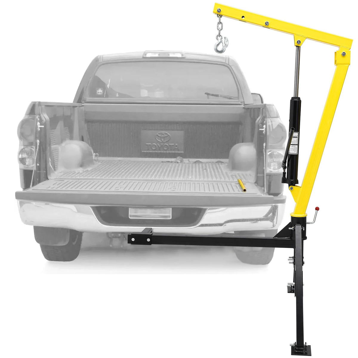Hydraulic Swivel Hitch Mounted Truck Crane 1000 LBS Capacity O118537