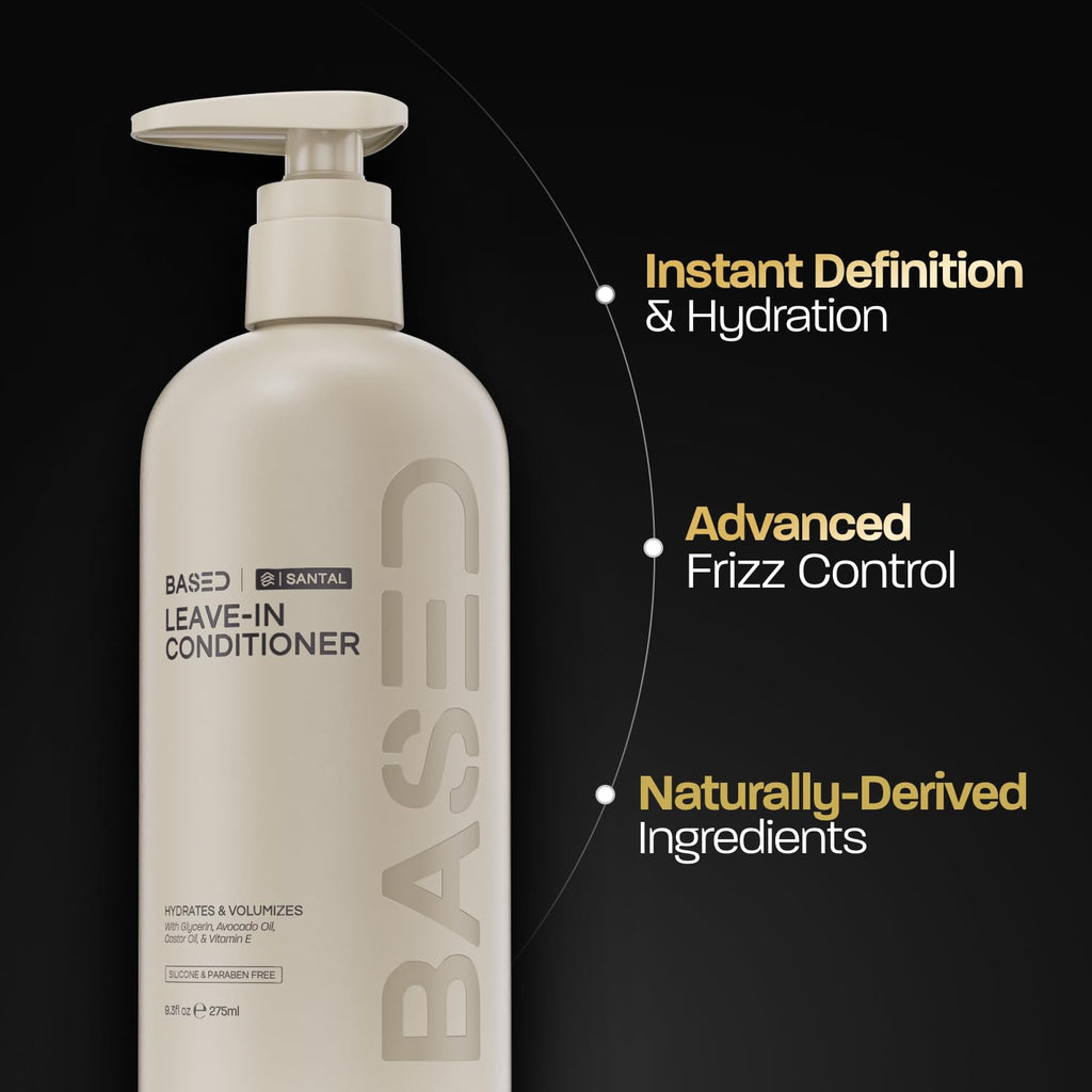 Shampoo, Conditioner & Leave-In Conditioner with Peppermint, Coconut & Avocado Oil U609141