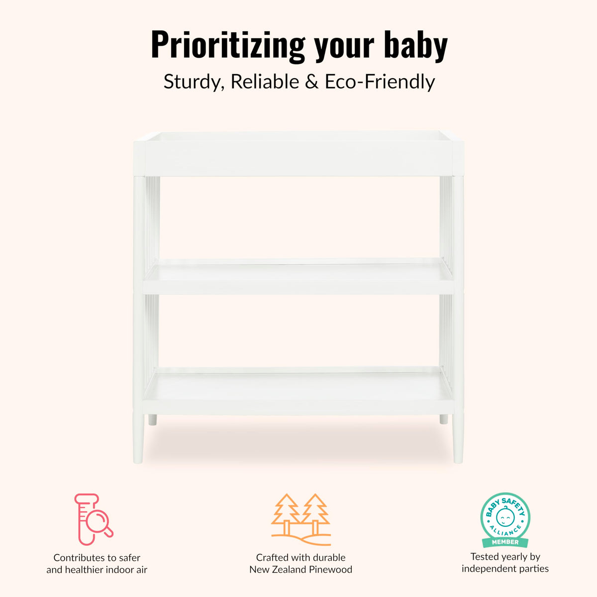 White Changing Table K198