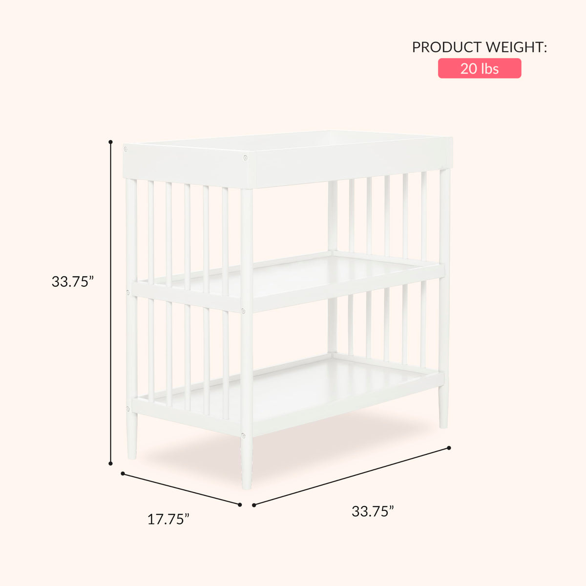 White Changing Table K198