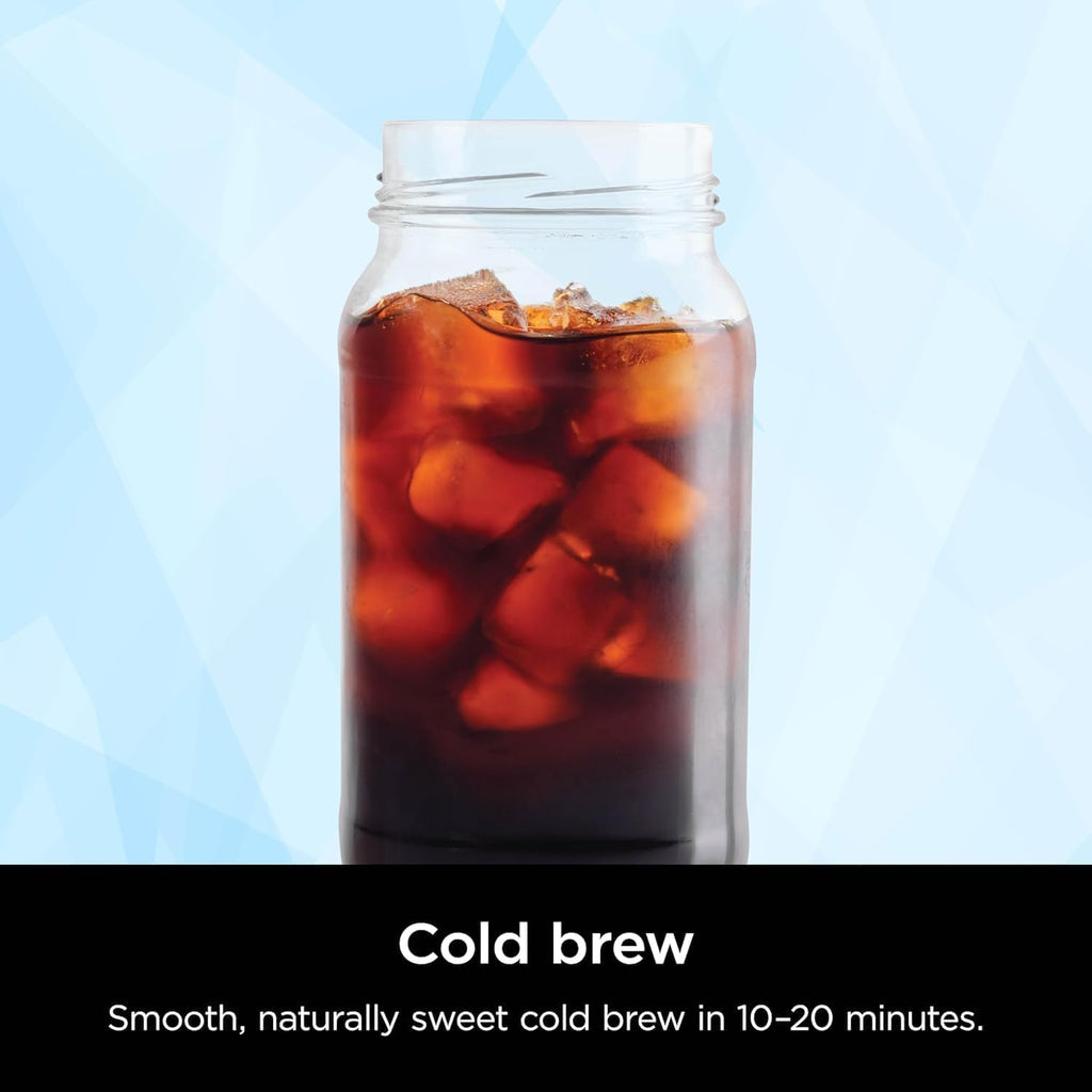 Hot & Iced XL Coffee Maker with Rapid Cold Brew, 8 Sizes, Black C586