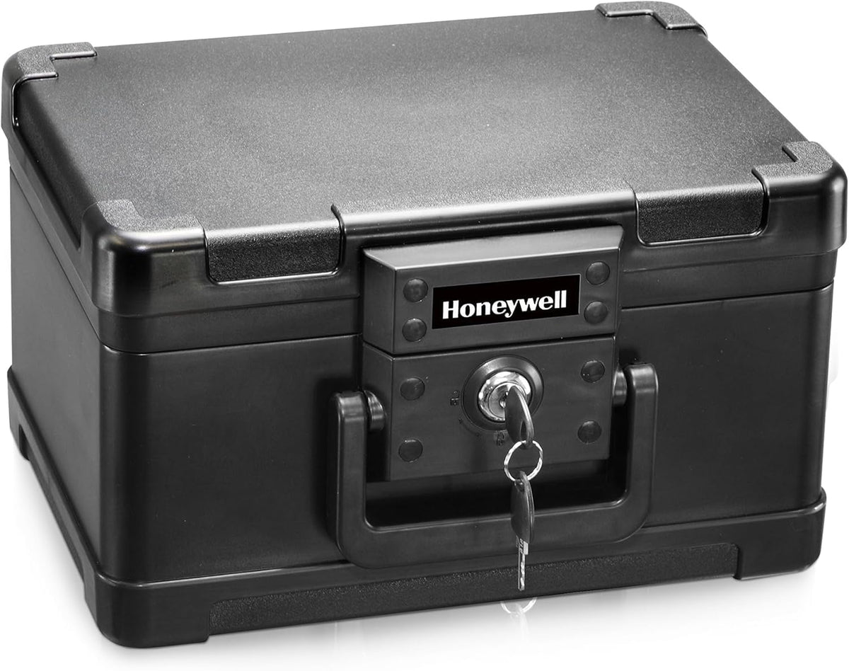 Small Black ABS Plastic Safe with Key Lock S65858