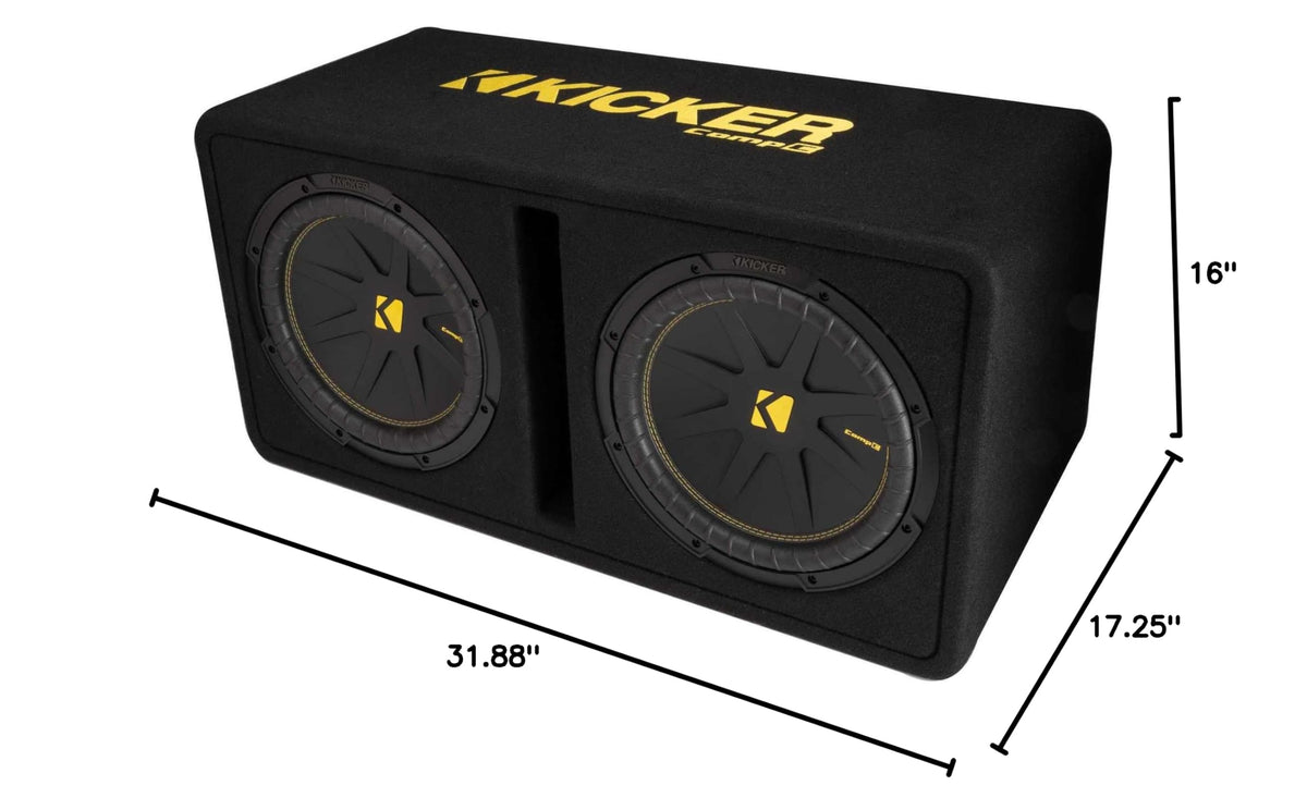 12-inch 2-Ohm Subwoofers in Vented Enclosure C472877