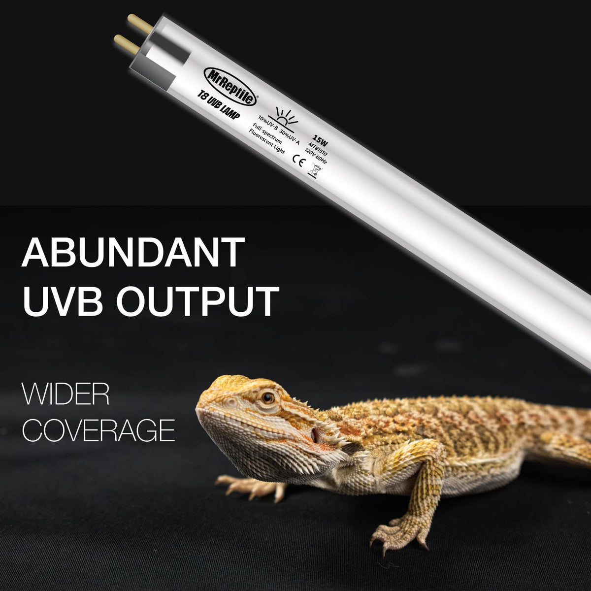 15W UVB Reptile Light Kit 18 inches F909816