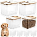4 Pcs Clear Dog Food Storage Containers L735753