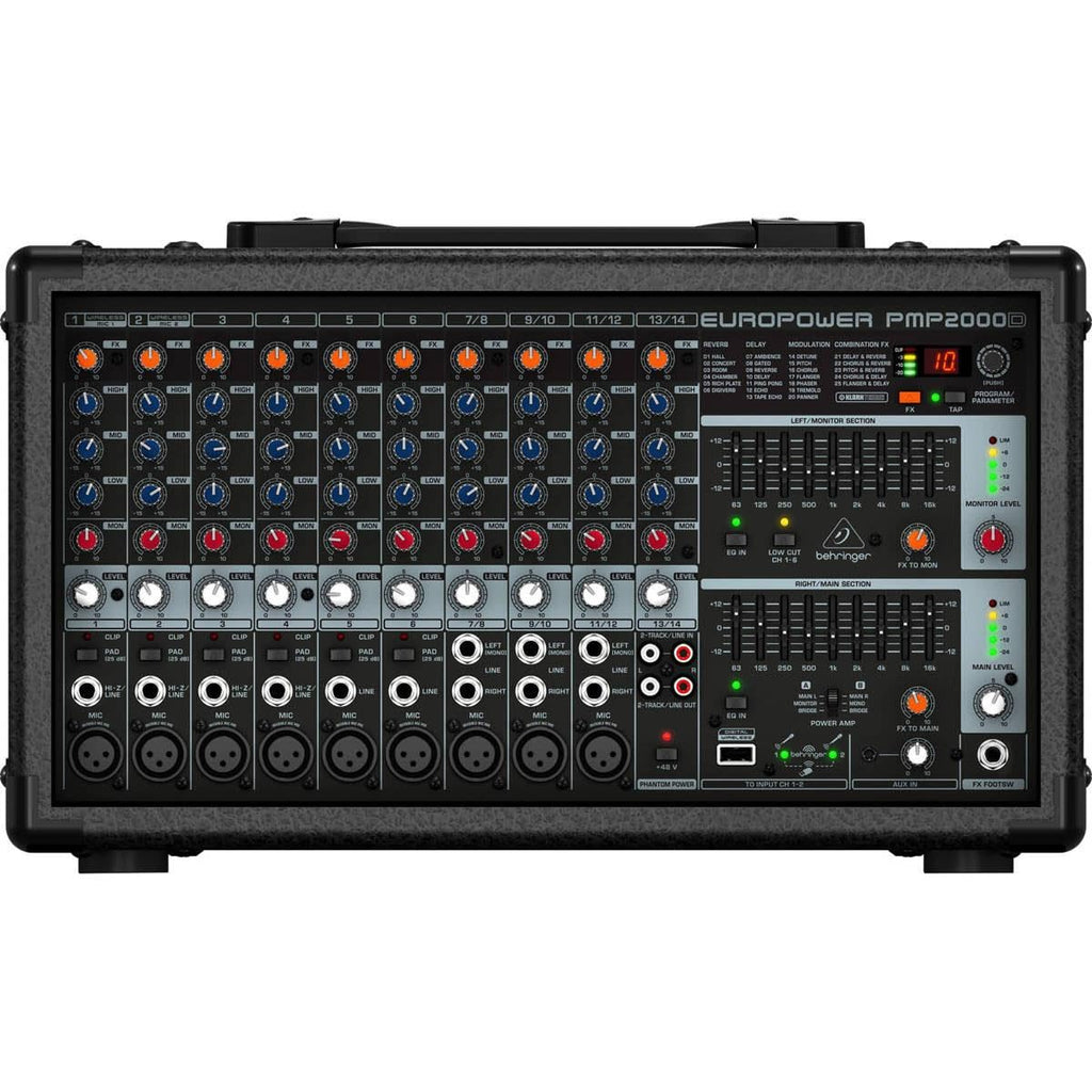 2000-Watt 14-Channel Powered Mixer D1689