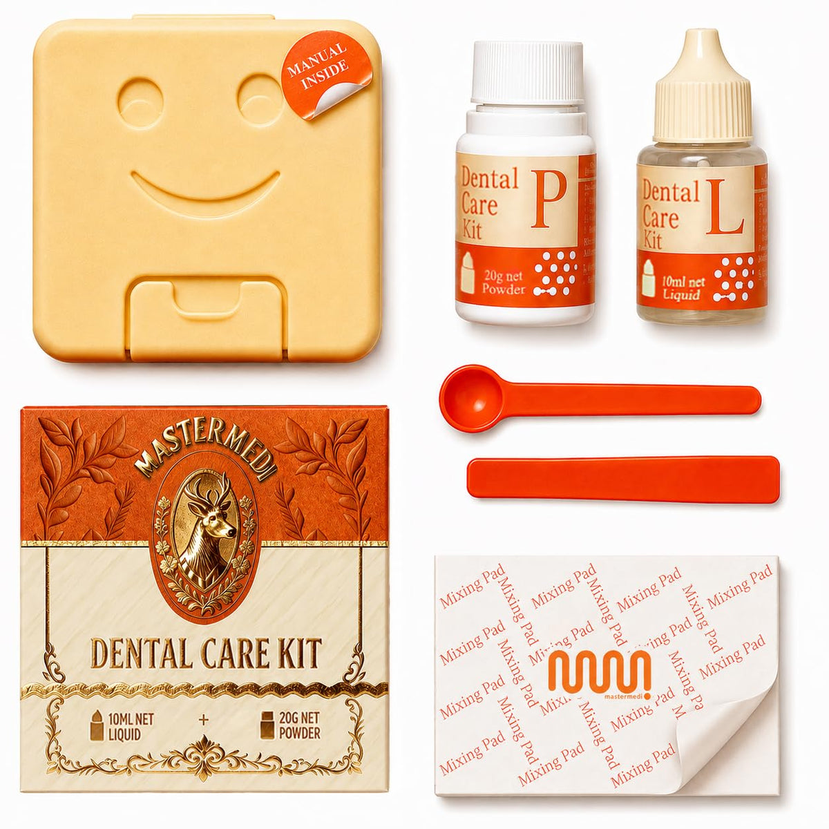 Zinc Oxide Eugenol Dental Cement Kit V908