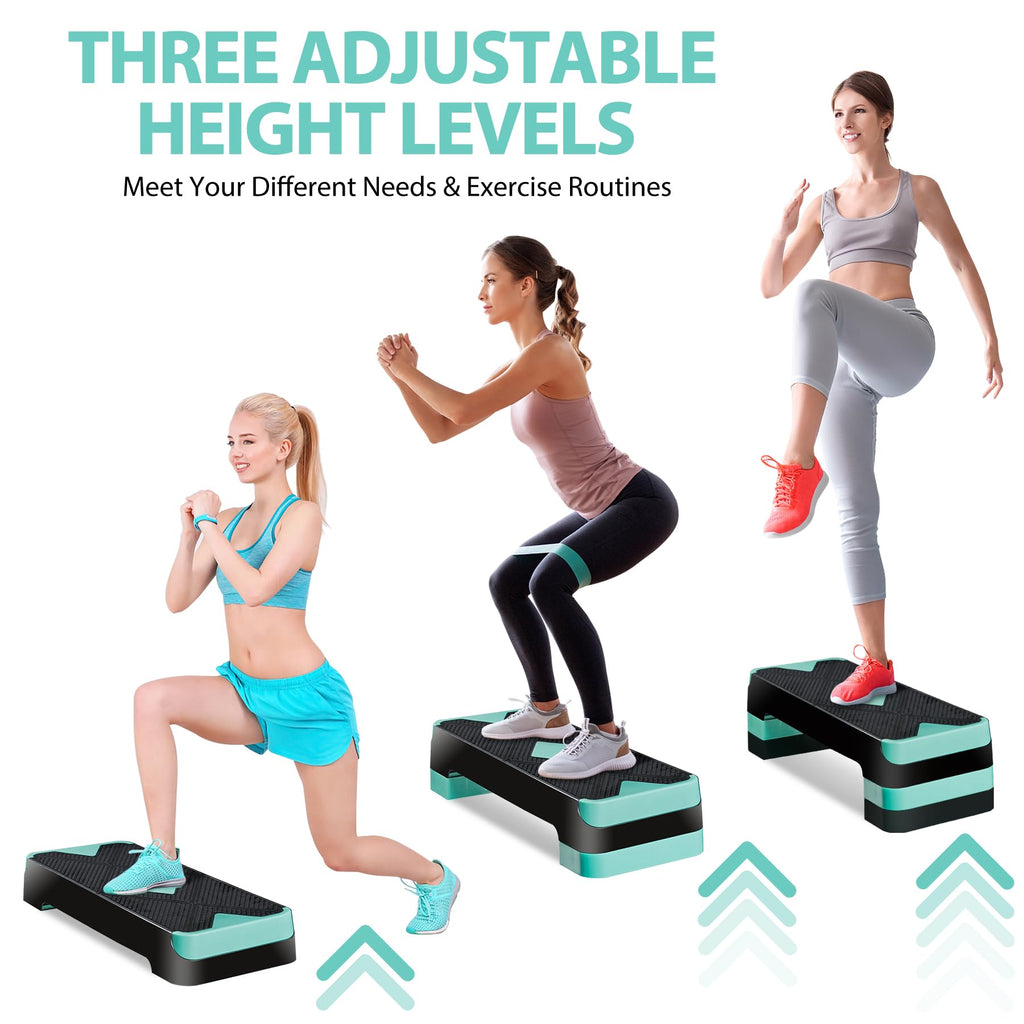 27 Inch Adjustable Aerobic Exercise Step Platform D36846
