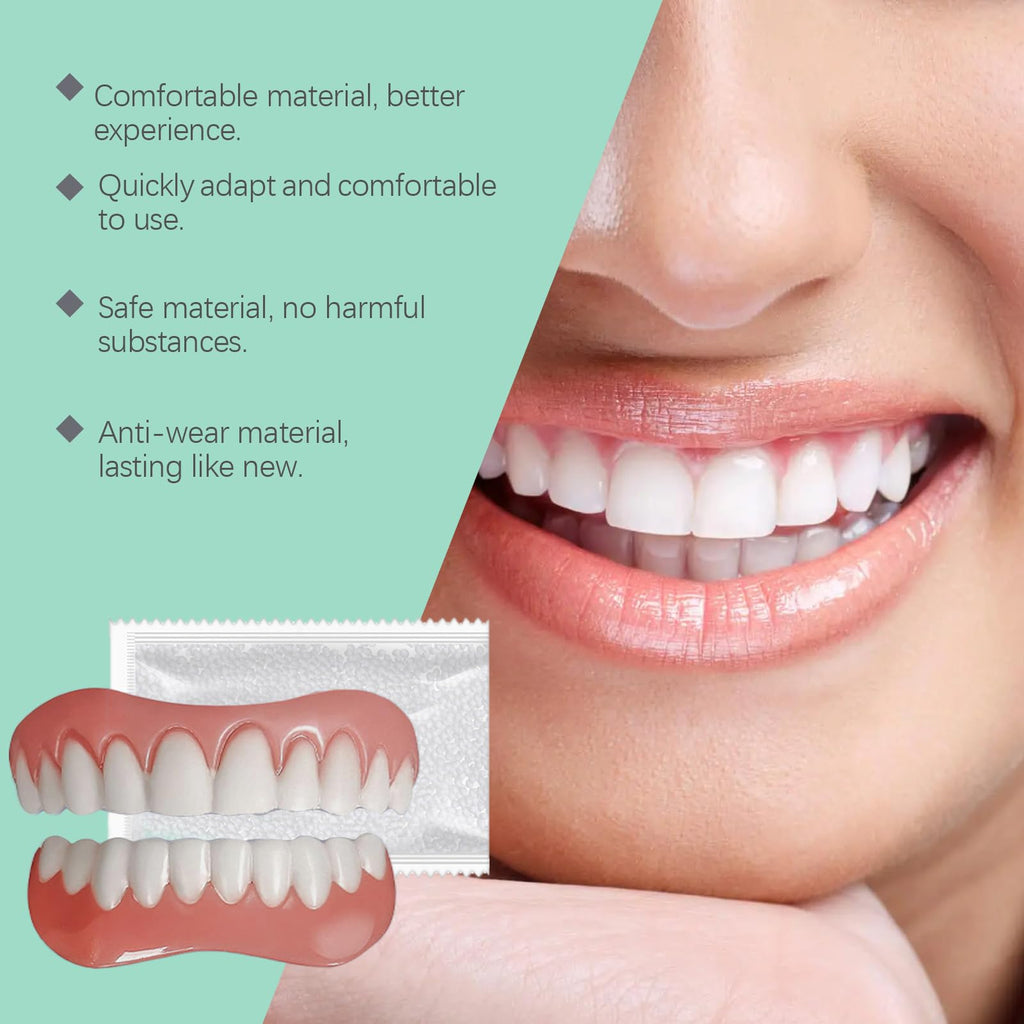 Soft Denture Silicone Veneers, Upper and Lower Denture Set K79055