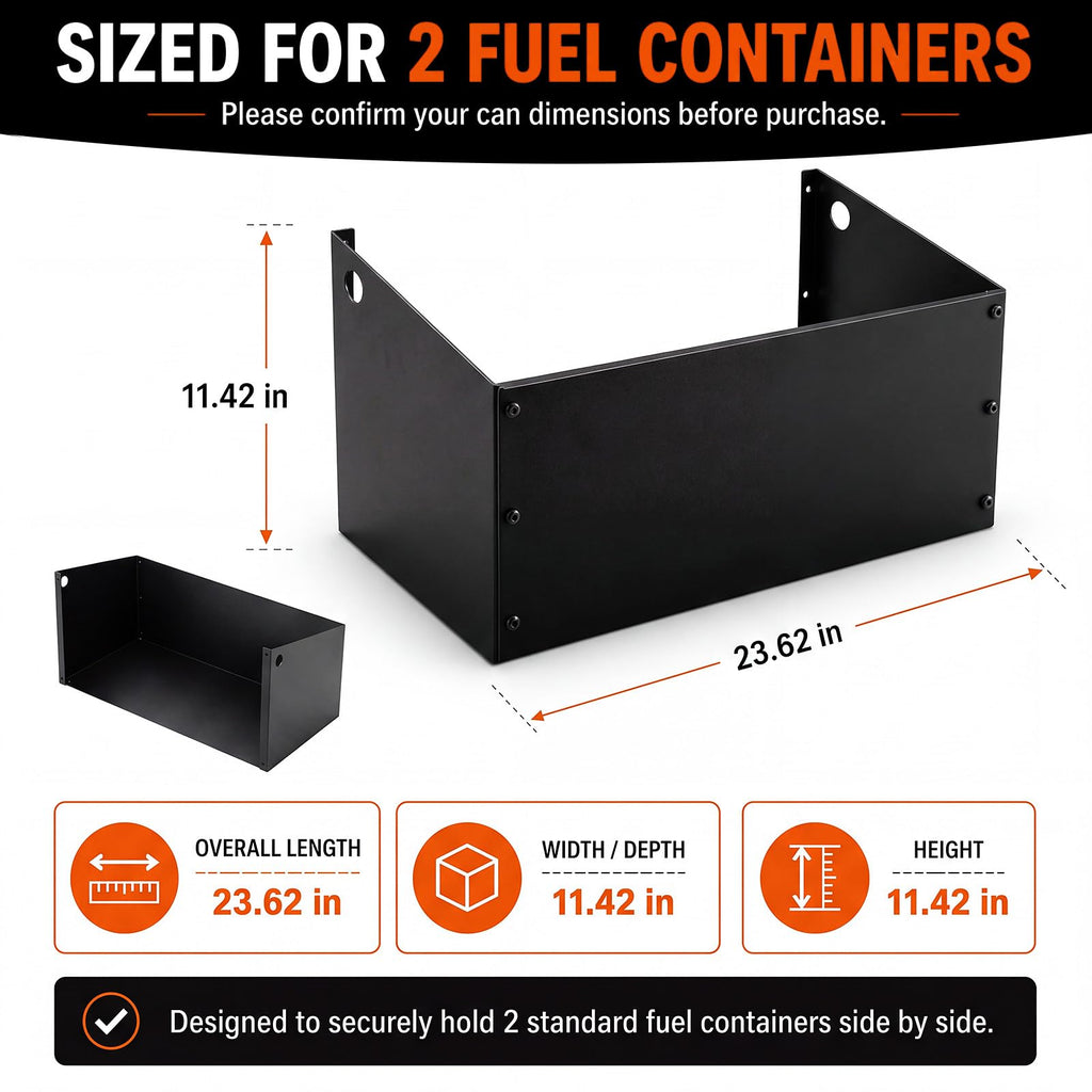 5 Gallon Gas Can Holder L118