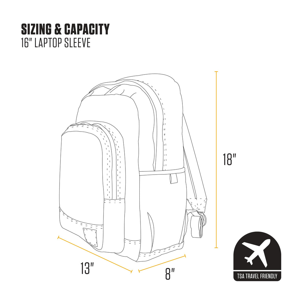 Black 25L Backpack I489101