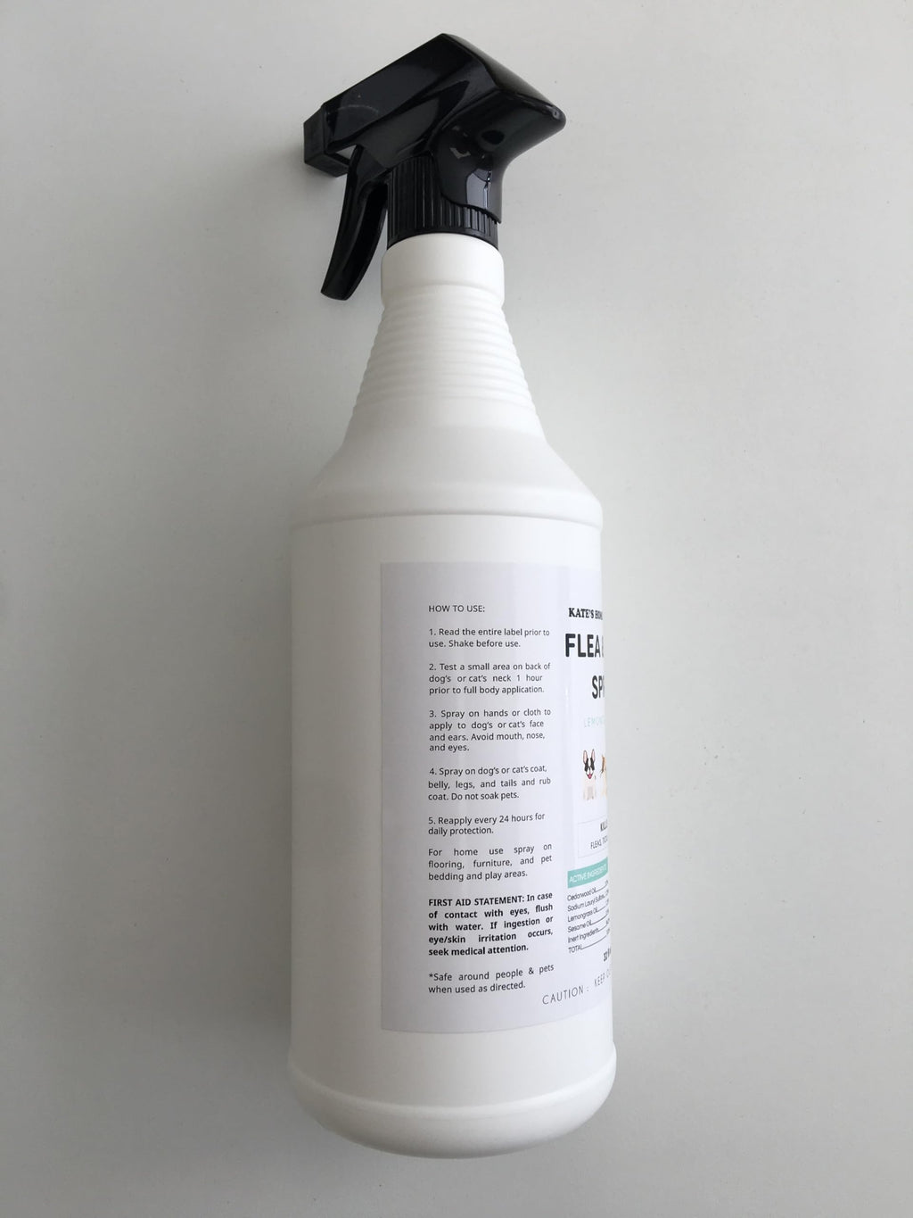 Flea and Tick Spray for Dogs & Cats 32oz L4604