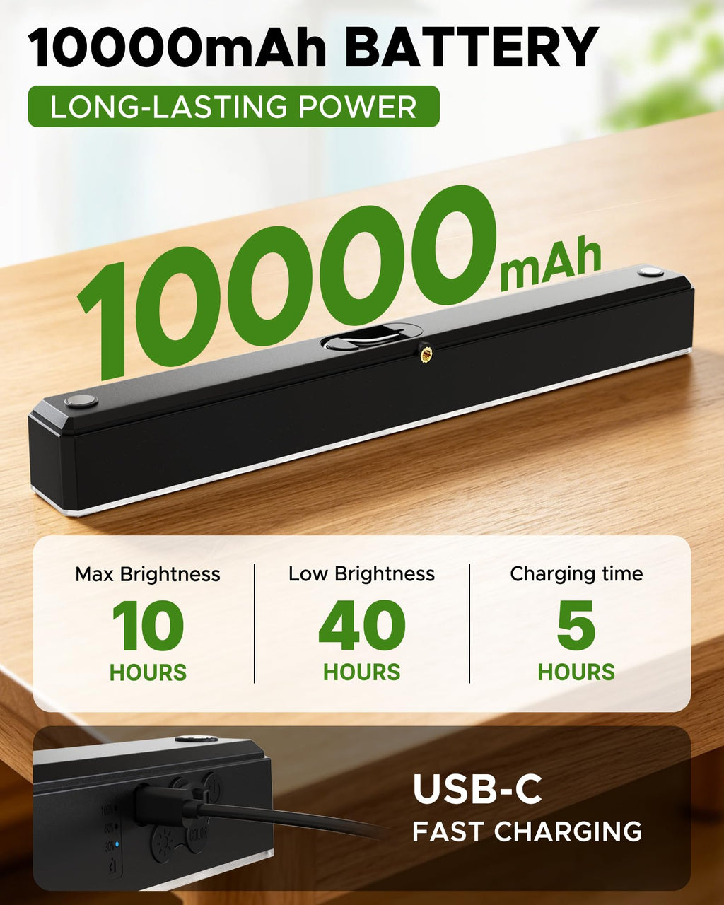 Rechargeable Magnetic LED Light Bar Z3810