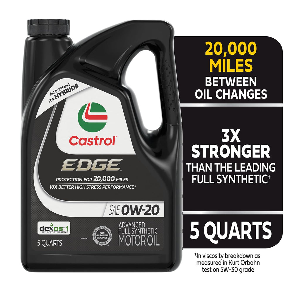 0W-20 Full Synthetic Motor Oil, 5 Quarts R918154