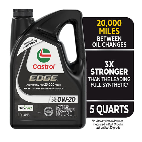 0W-20 Full Synthetic Motor Oil, 5 Quarts R918154