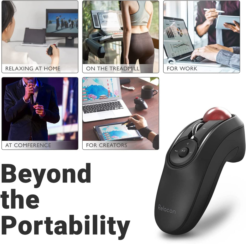 Wireless Handheld Trackball Mouse U5433