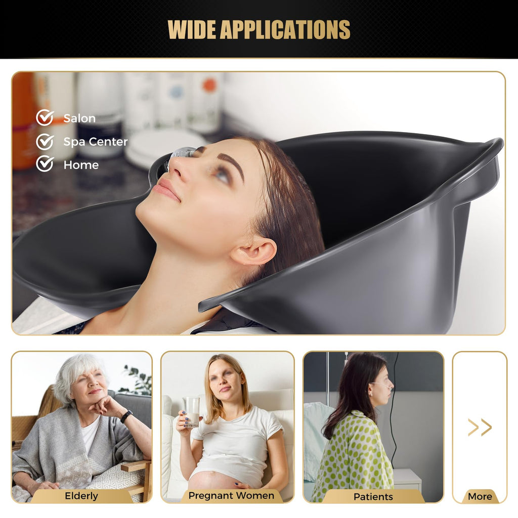 Portable Shampoo Sink with Rolling Base M800