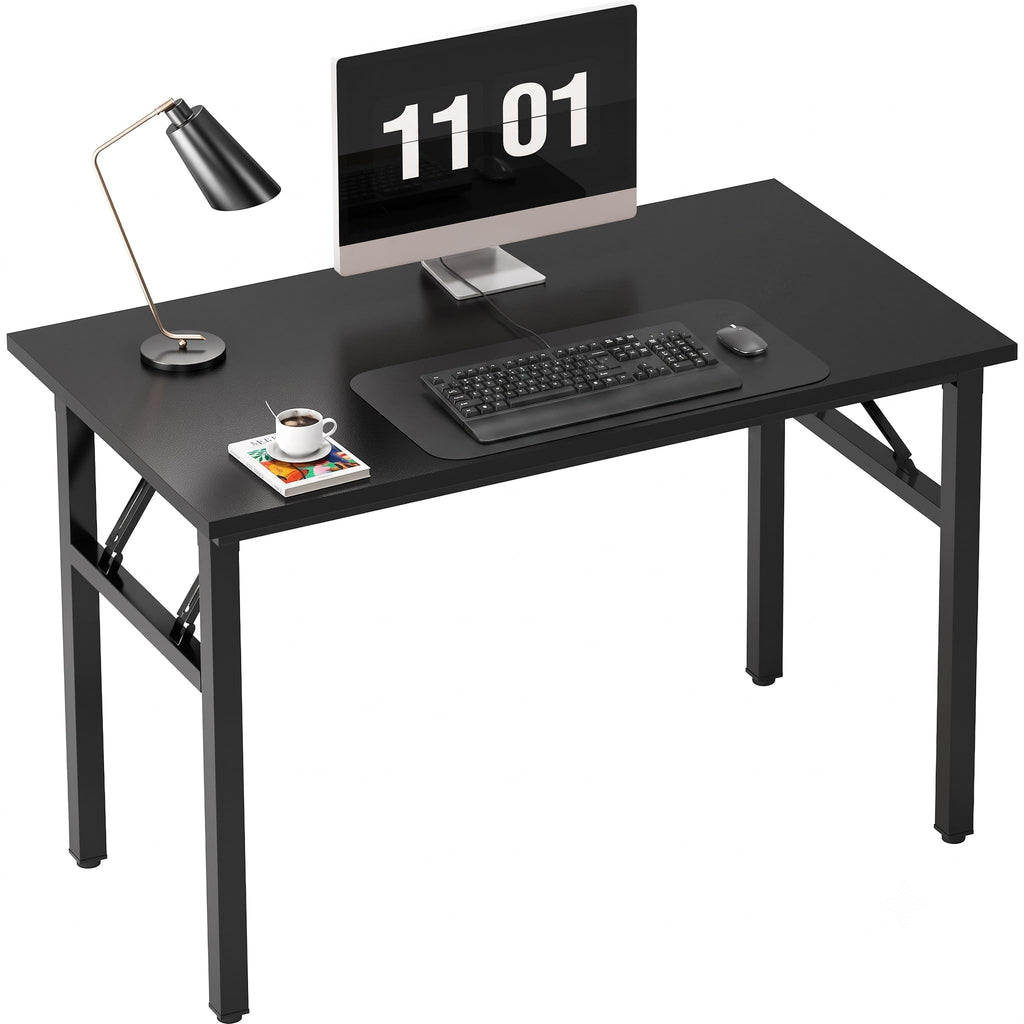 39.4 Inch Black Folding Computer Desk J825136
