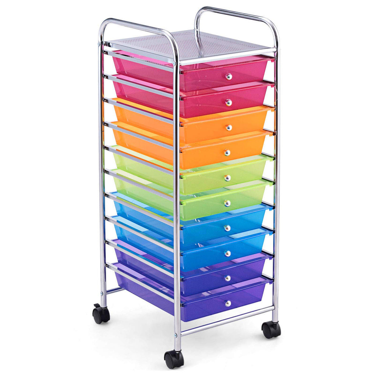 10 Drawer Rolling Storage Cart with Wheels G11190