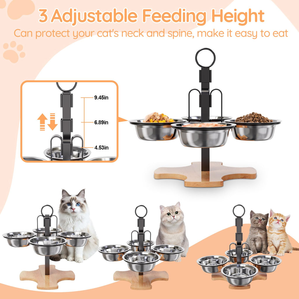 Elevated Cat Bowls with Stand L41706