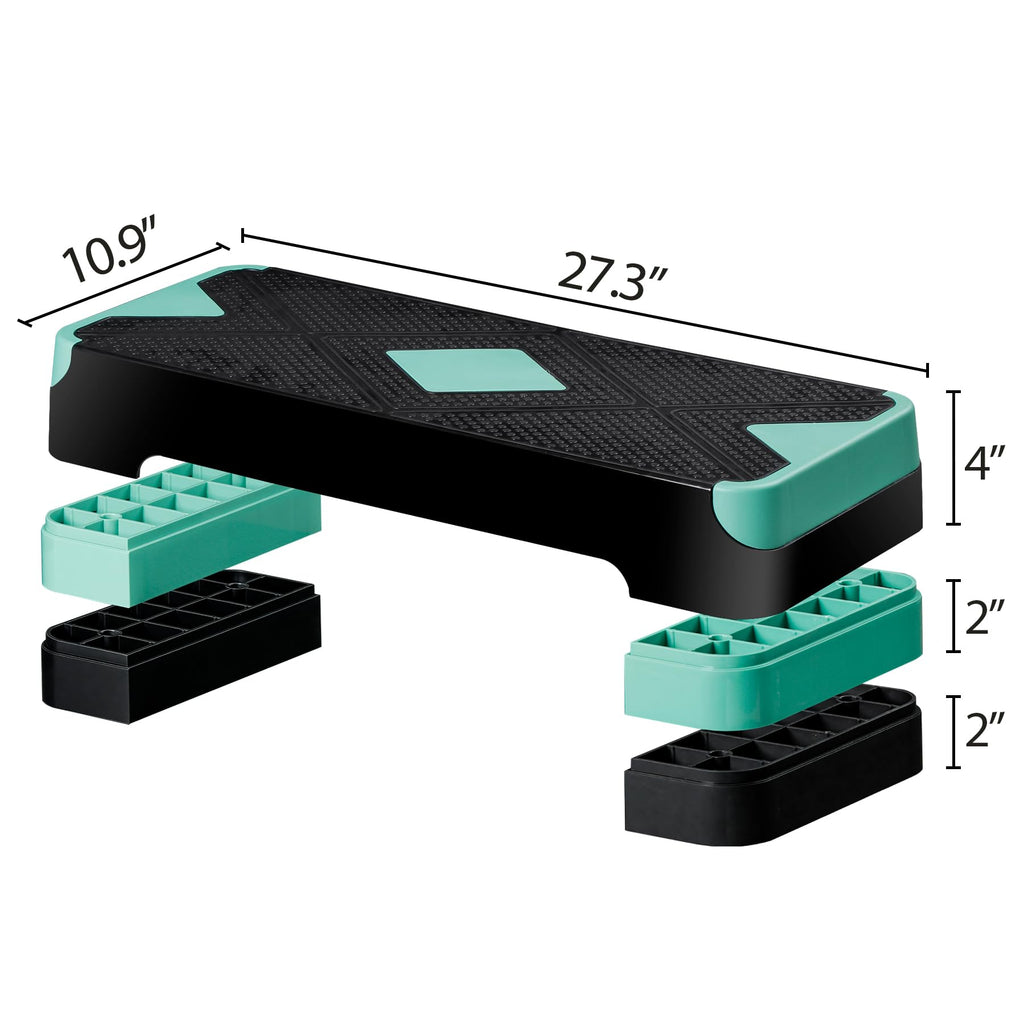 27 Inch Adjustable Aerobic Exercise Step Platform D36846