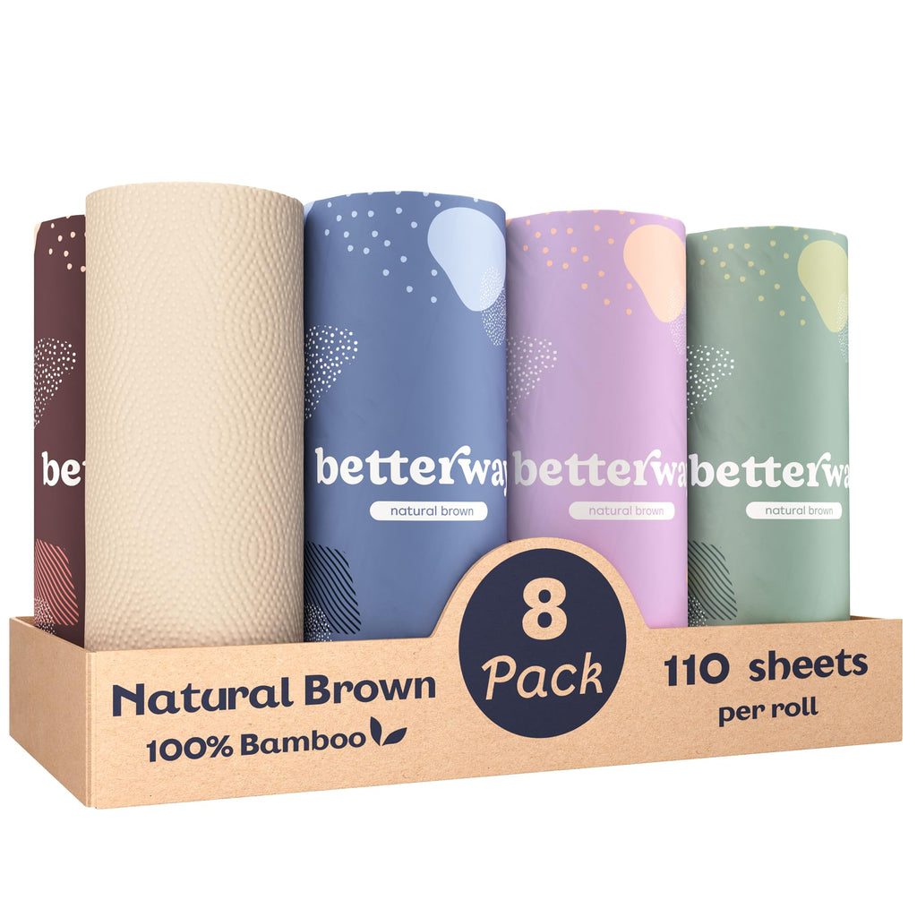 Bamboo Paper Towels 8 Rolls 2 Ply Z523