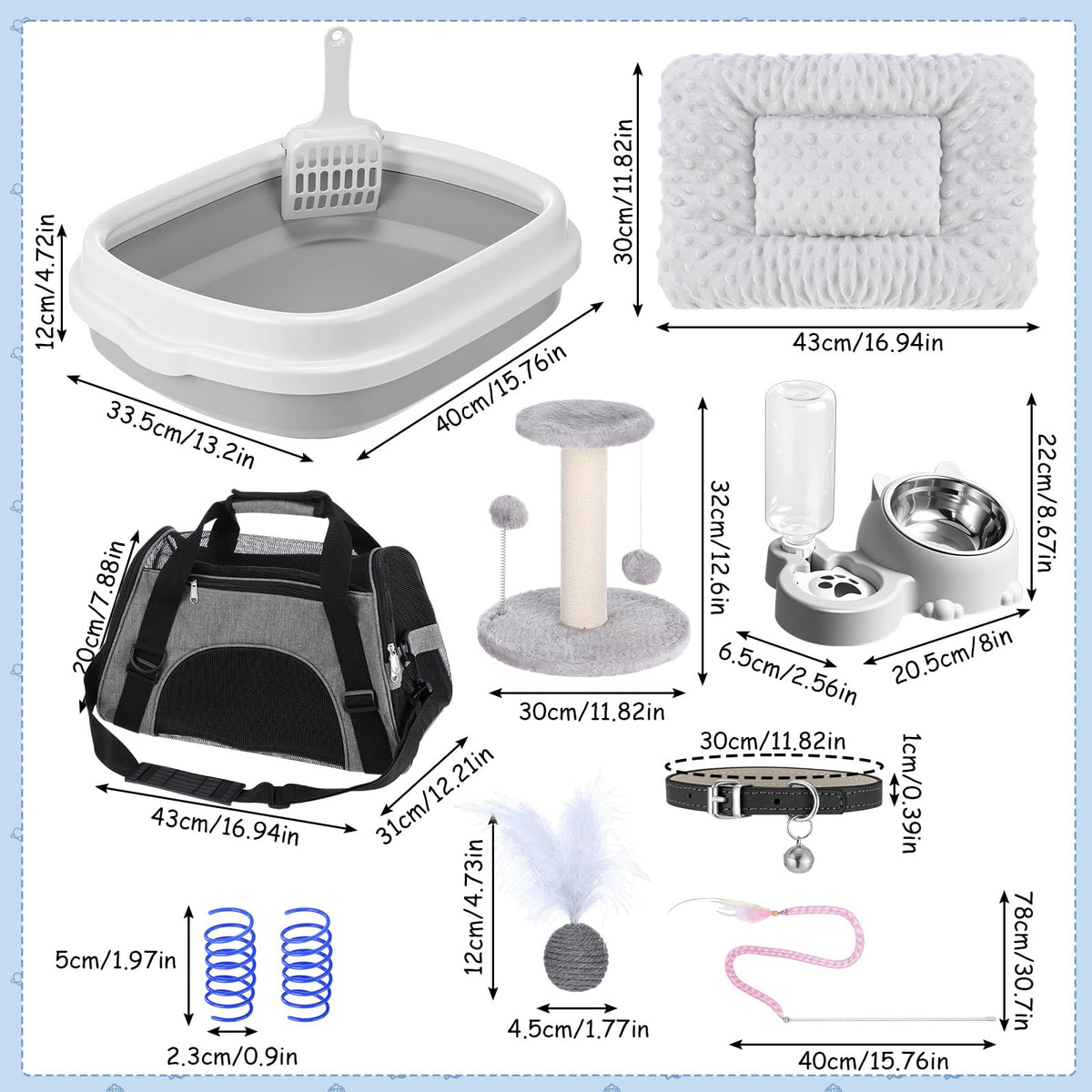 10 Pcs Kitten Starter Kit L4010
