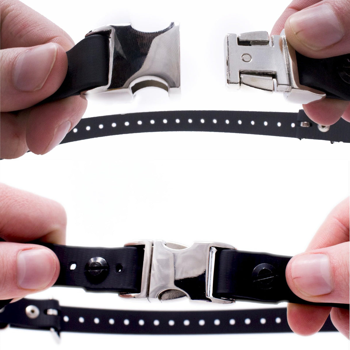 Black Quick Snap Collar Strap Y30271